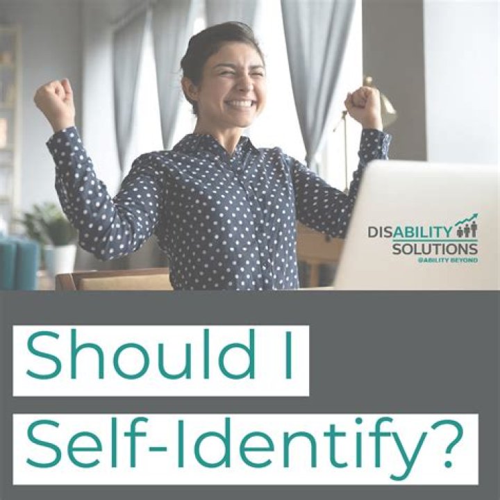 What is self-identification of disability?