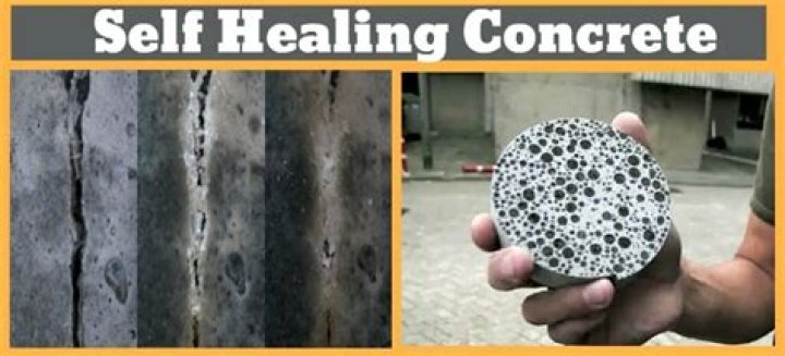 What is self repairing concrete?