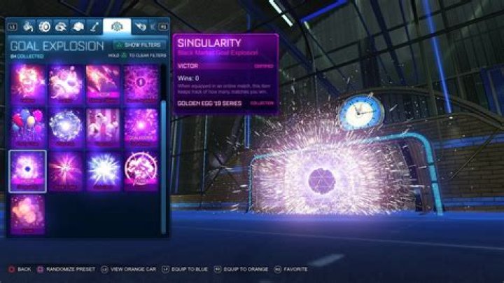What is singularity in rocket League?