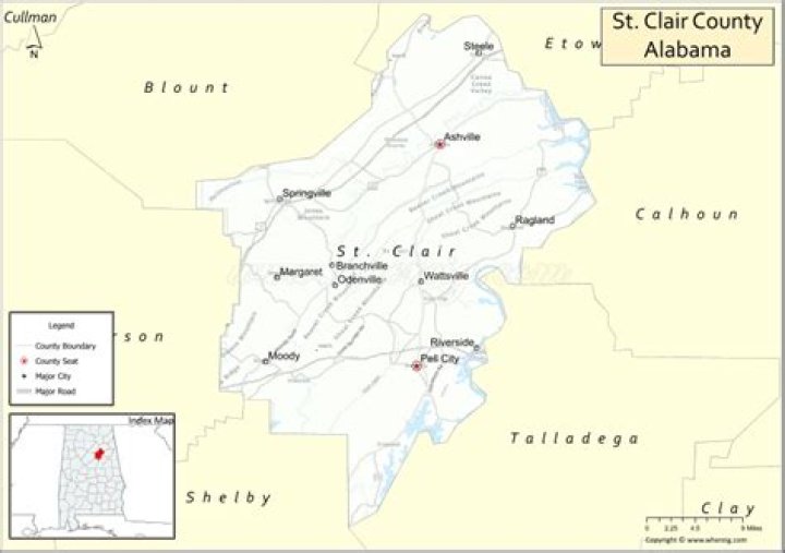 What is St Clair County?