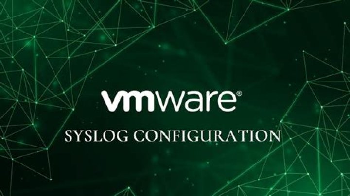 What is syslog in VMware?