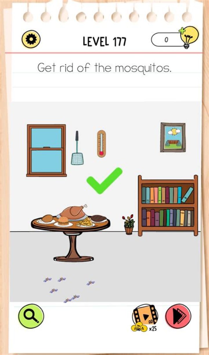 What is the answer to level 177 on brain?
