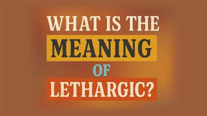 What is the antonym of lethargic?