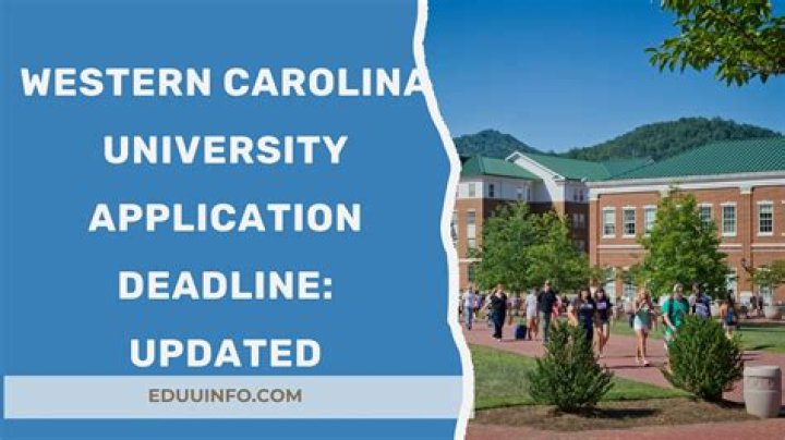 What is the application fee for Western Carolina?
