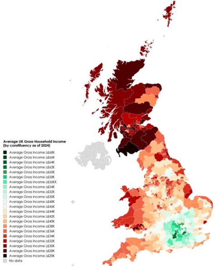 What is the average UK household income?