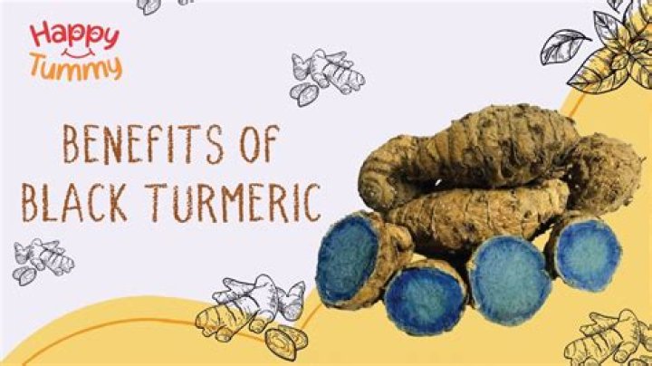 What is the benefit of black turmeric?