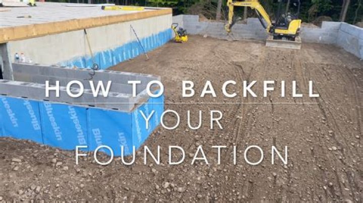 What is the best material to backfill a foundation?