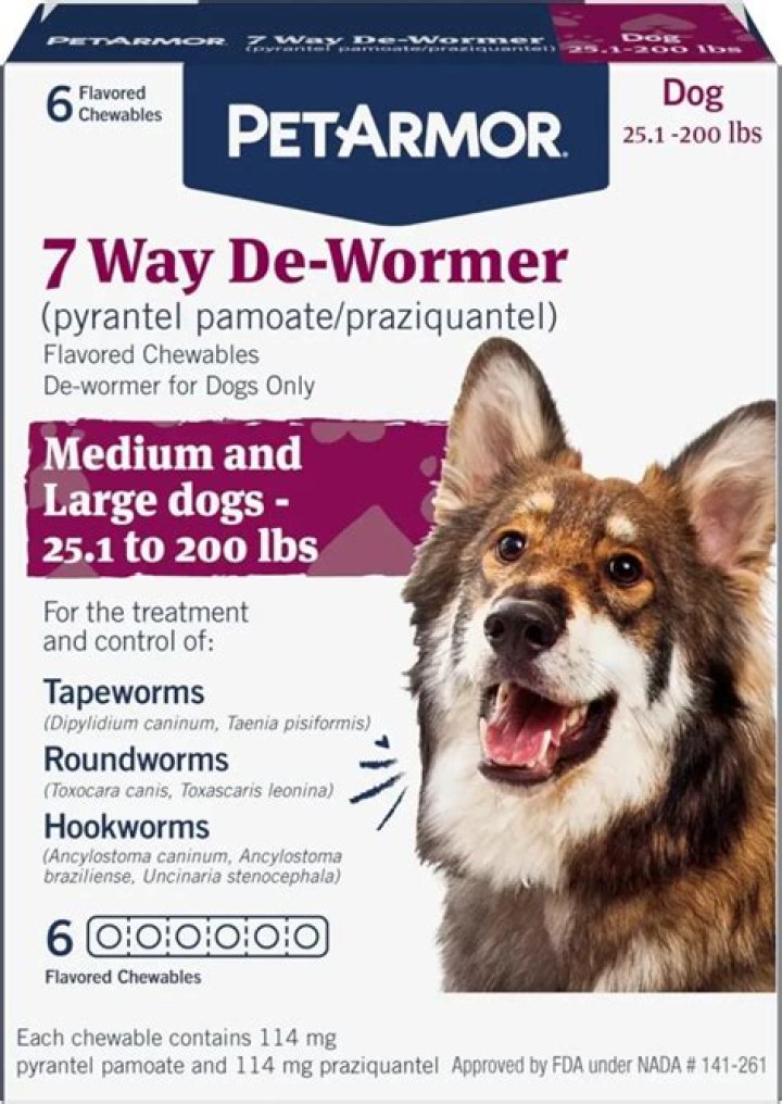 What is the best over the counter tapeworm medicine for dogs?
