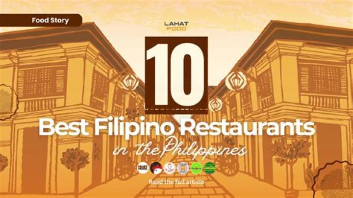 What is the best restaurant in the Philippines?