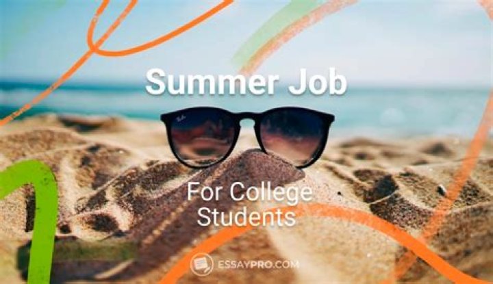 What is the best summer job for college students?