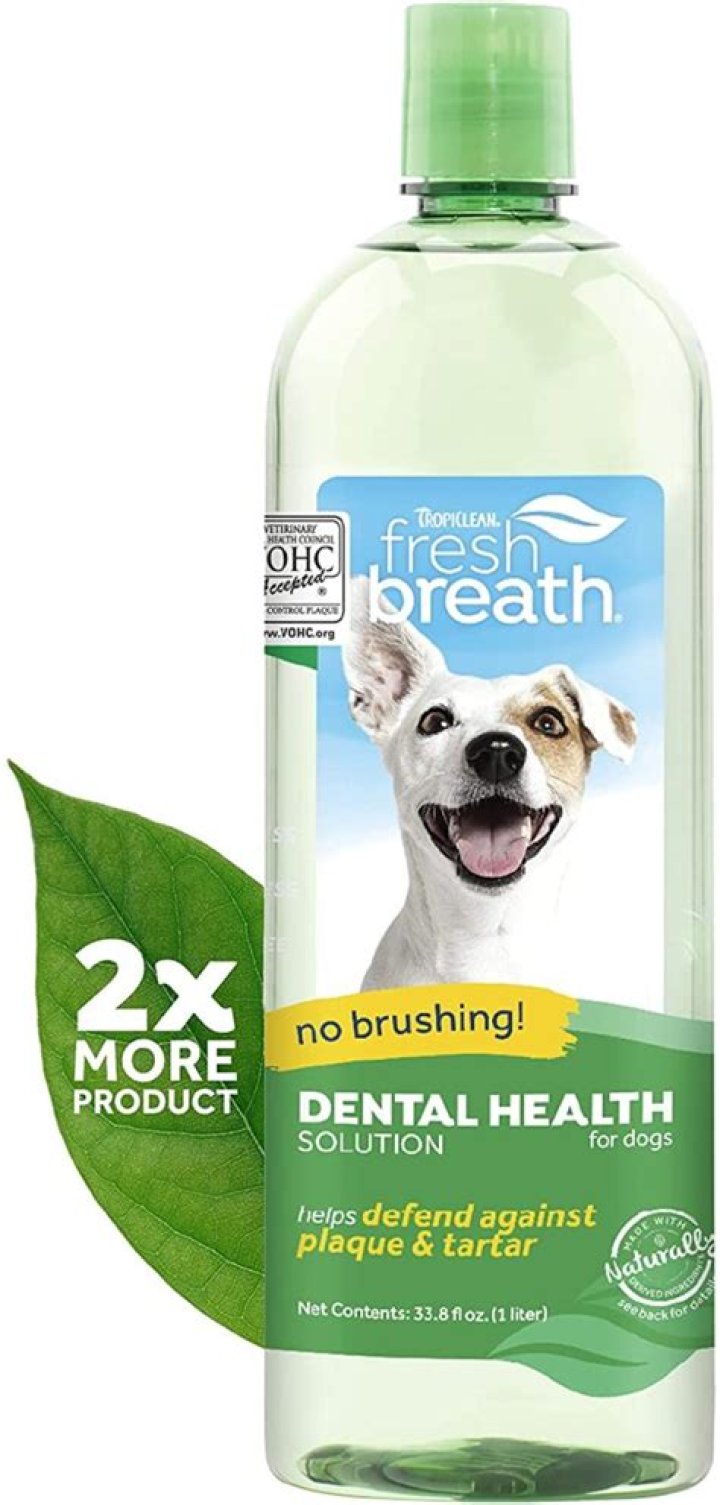 What is the best water additive for dogs bad breath?