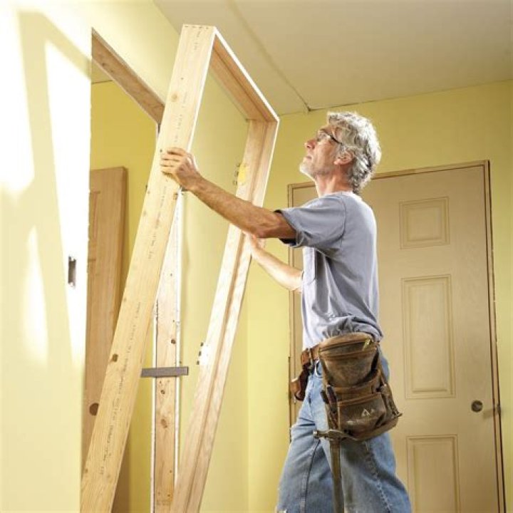 What is the best way to hang a door?