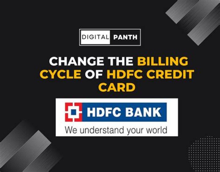 What is the billing date of HDFC credit card?