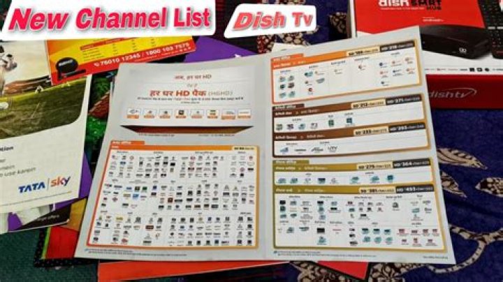 What is the channel number of NDTV in Dish TV?