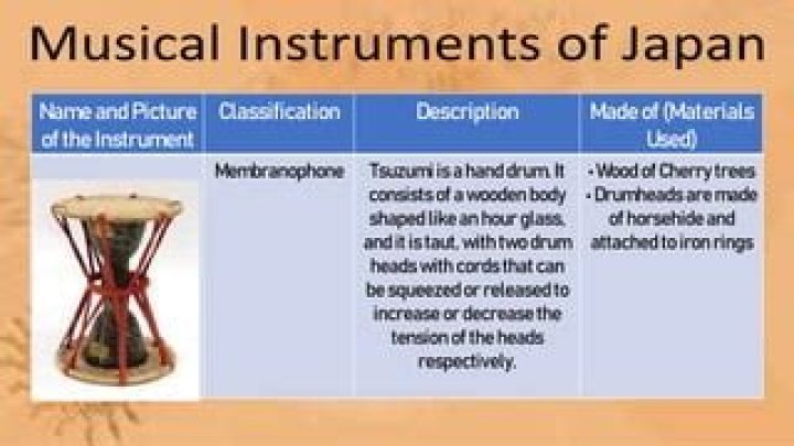 What is the classification of Tsuzumi?