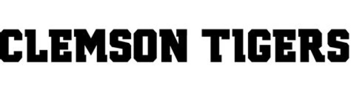 What is the Clemson font?