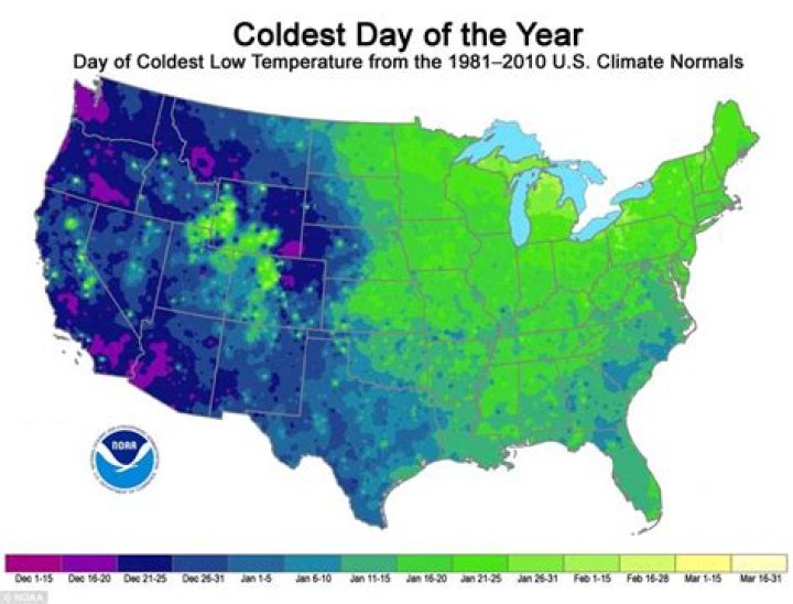 What is the coldest it gets?