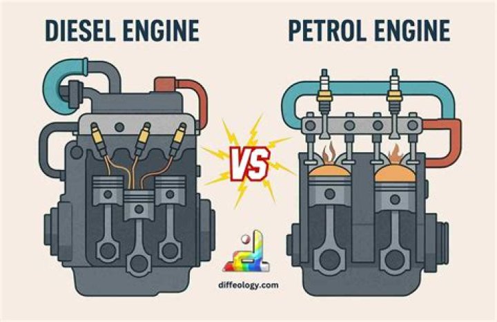 What is the composition of petrol and diesel?