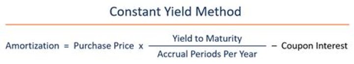 What is the constant yield method?