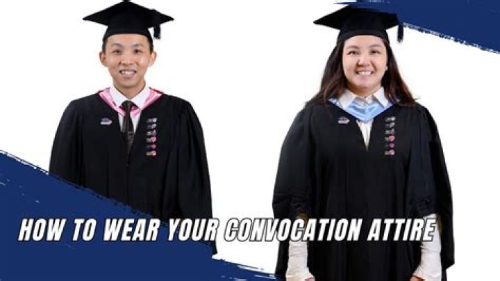 What is the convocation dress called?