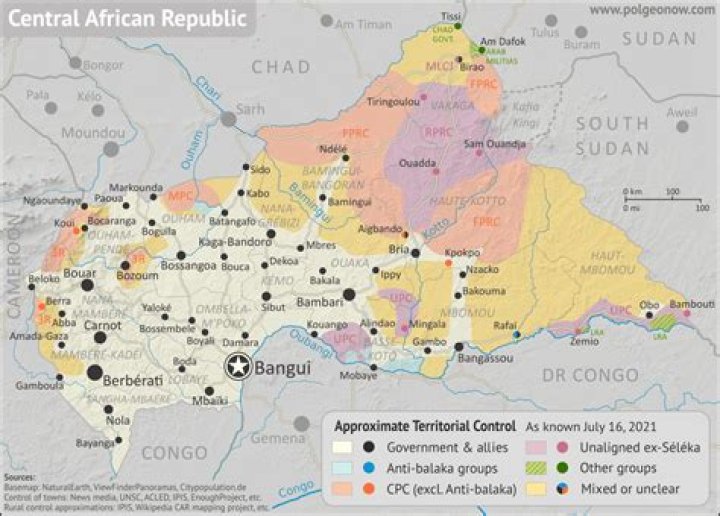 What is the current situation of the conflict in Central African Republic?