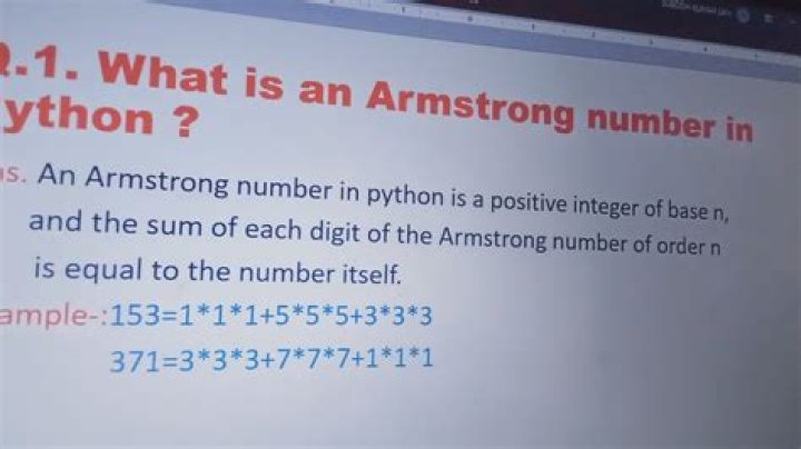 What is the definition of Armstrong?