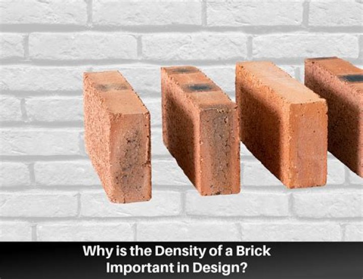 What is the density of bricks?