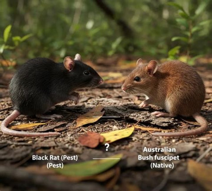 What is the difference between a brown rat and a black rat?