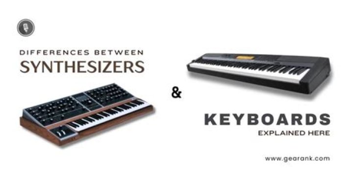 What is the difference between a keyboard and a synthesizer?