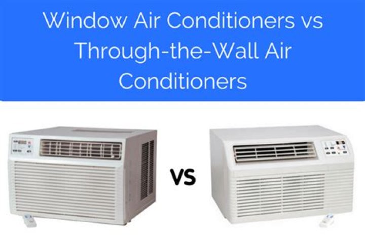What is the difference between a wall air conditioner and a window air conditioner?