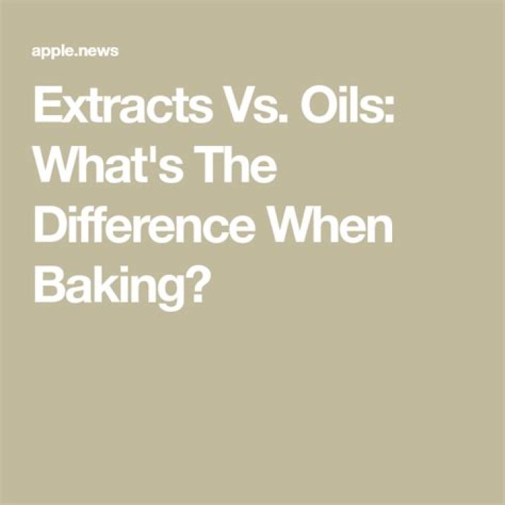 What is the difference between bakery emulsion and extract?