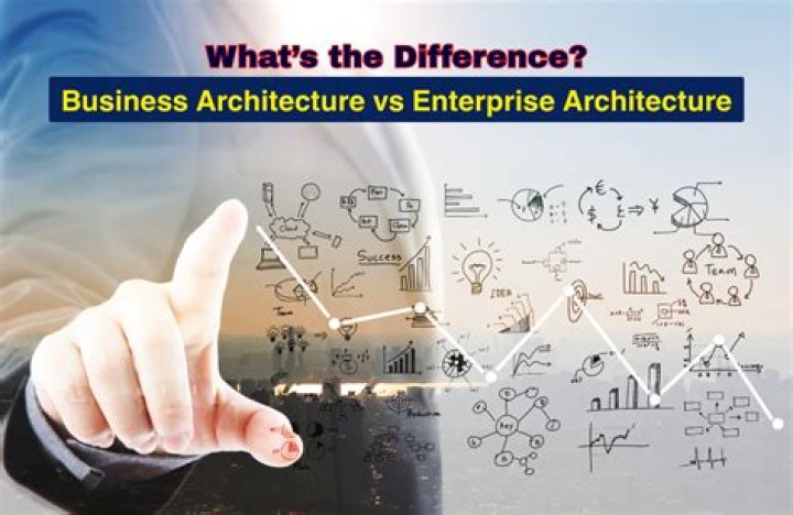 What is the difference between business architecture and enterprise architecture?