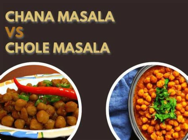 What is the difference between Chole and Chana?