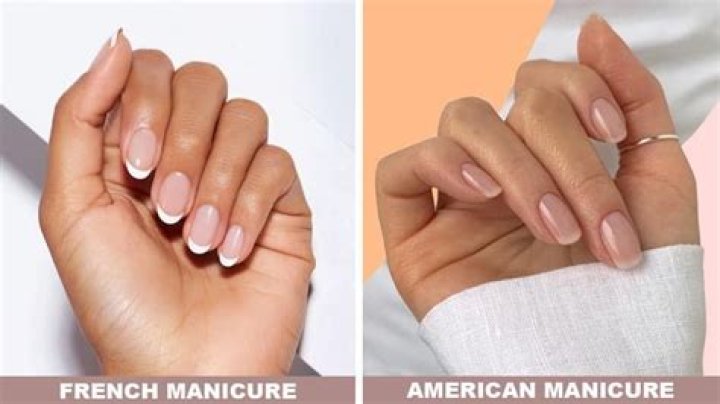 What is the difference between French tip and American tip nails?
