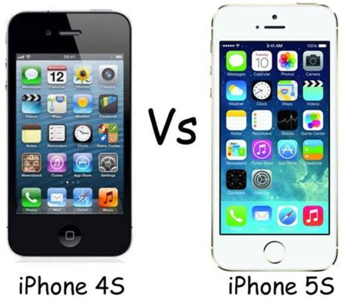 What is the difference between iPhone 4s and 5s?