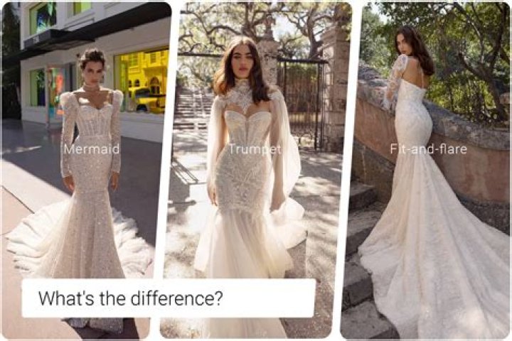What is the difference between mermaid and fishtail dresses?