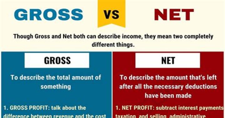 What is the difference between net and gross investment?