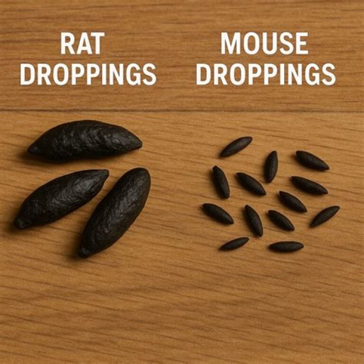 What is the difference between rat poop and lizard poop?