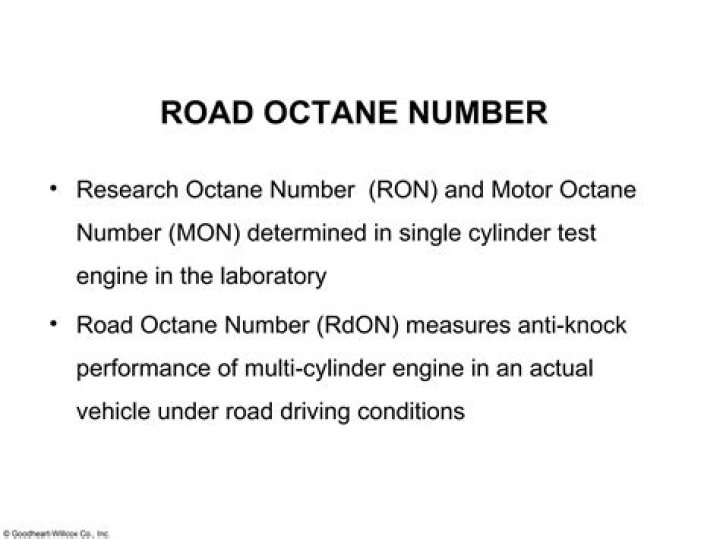 What is the difference between research octane number and motor octane number?