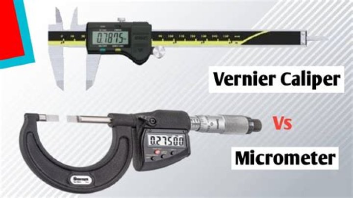 What is the difference between Vernier and micrometer?