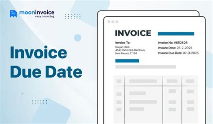 What is the due date of an invoice?