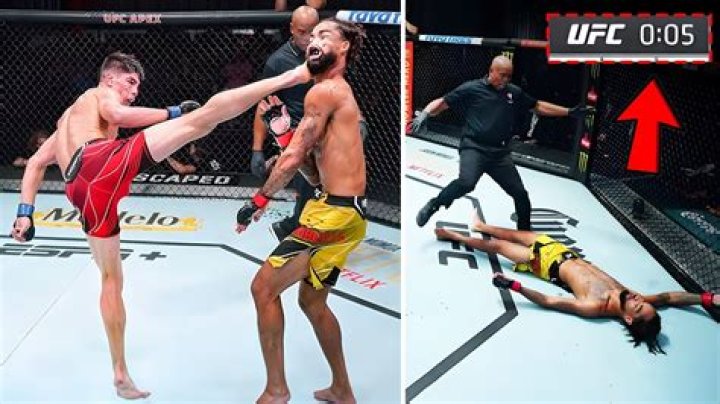 What is the fastest MMA knockout?