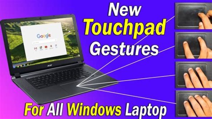 What is the finger pad on a laptop called?