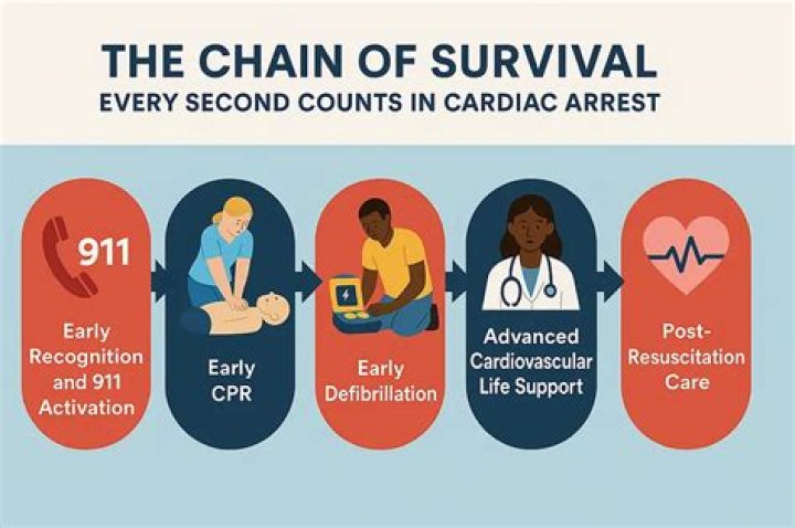 What is the first step in the cardiac chain of survival?
