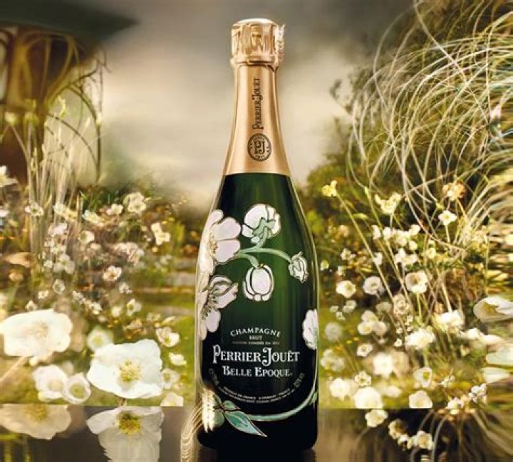 What is the flower on the Perrier Jouet bottle?