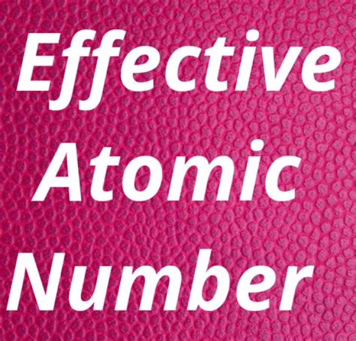 What is the formula for effective atomic number?