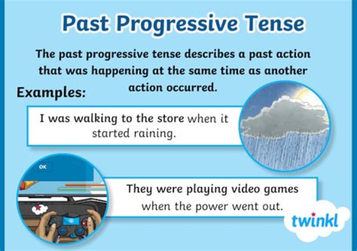 What is the formula of past progressive tense?