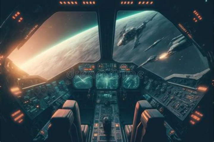 What is the front window of a spaceship called?