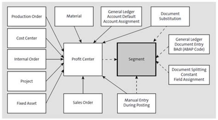 What is the function of a profit center in SAP ERP?