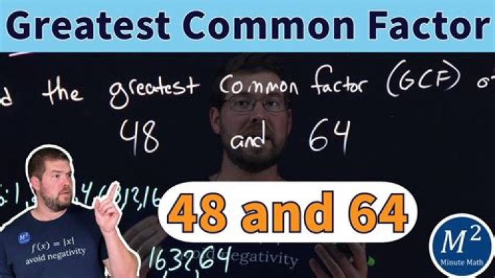 What is the greatest common factor of 32 48 and 64?